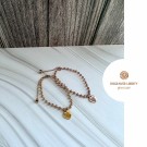 « Nami » armbånd gullbelagt med hjertesmykke thumbnail