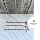 « Hera » gullbelagt chunky armbånd med gravering thumbnail
