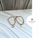 « Nami » armbånd gullbelagt med hjertesmykke thumbnail